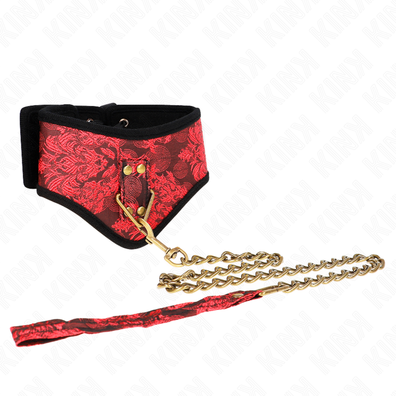COLLANA MODELLO KINK - SCANDAL CON CINTURINO IN PIZZO 75 CM 44 X 10 CM