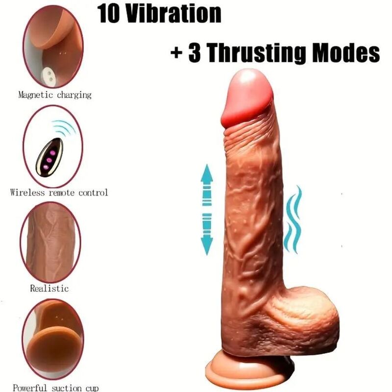 ARMONY - DILDO REALISTICO VIBRANTE RICARICABILE