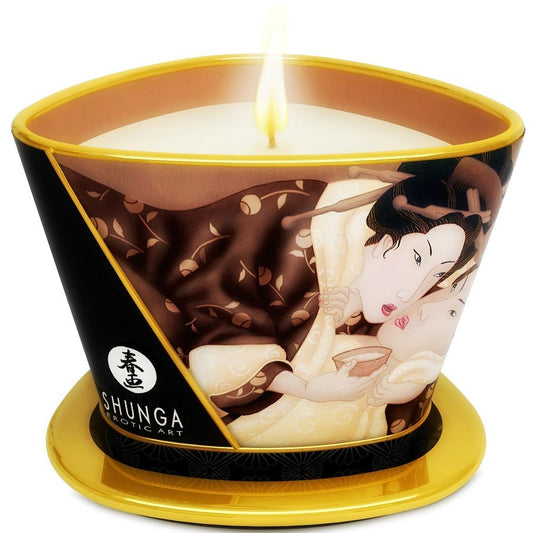 SHUNGA - MINI CARESS BY CANDELIGHT SCHOKOLADE MASSAGEKERZE 170 ML