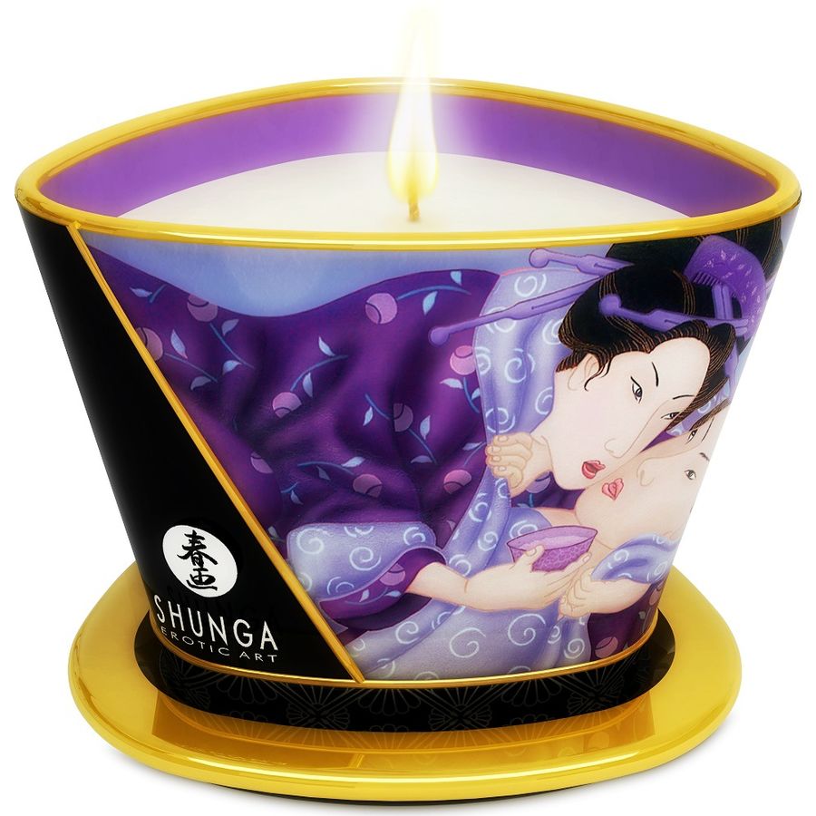 SHUNGA - MINI CARESS BY CANDELIGHT CANDELA DA MASSAGGIO AI FRUTTI ESOTICI 170 ML