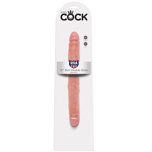 KING COCK - DILDO DOPPIO SLIM 30 CM