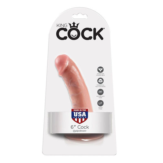 KING COCK - 6 DILDO FLESH 15,2 CM