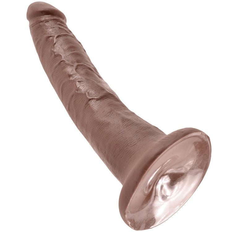 KING COCK - 7 DILDO CIOCCOLATO 17,8 CM