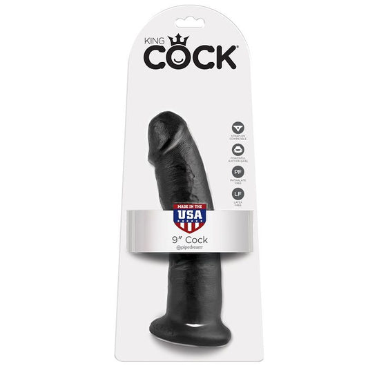 KING COCK - 9 DILDO SCHWARZ 22,9 CM