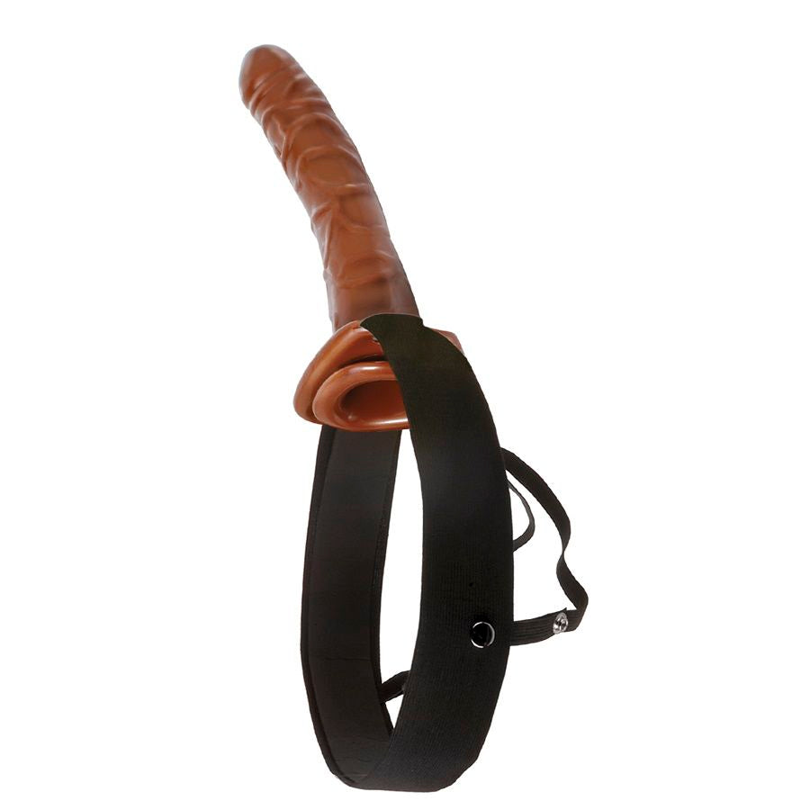 SERIE FETISH FANTASY - CHOCOLATE DREAM HOLLOW STRAP-ON