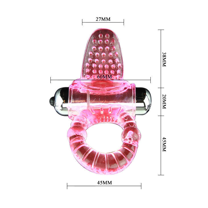 BAILE - SWEET ABS 10 RITMI ANELLO VIBRATORE ROSA ANELLO PER PENE