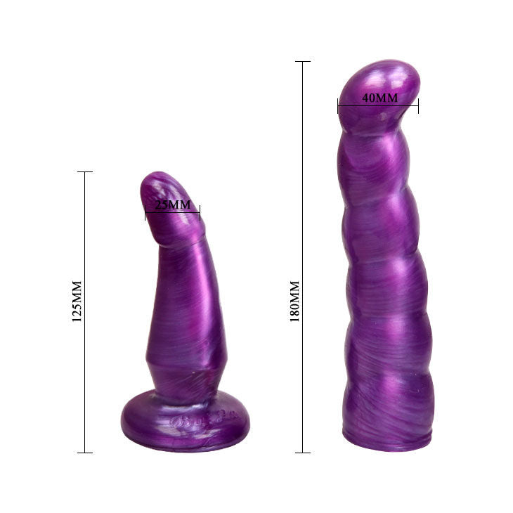 BAILE - IMBRACATURA ANALE E VAGINALE FEMMINILE LILLA GPOINT 17 CM