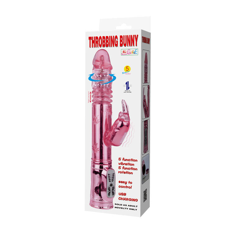 BAILE - THROBBING BUNNY PINK RAMPANT ROTATOR