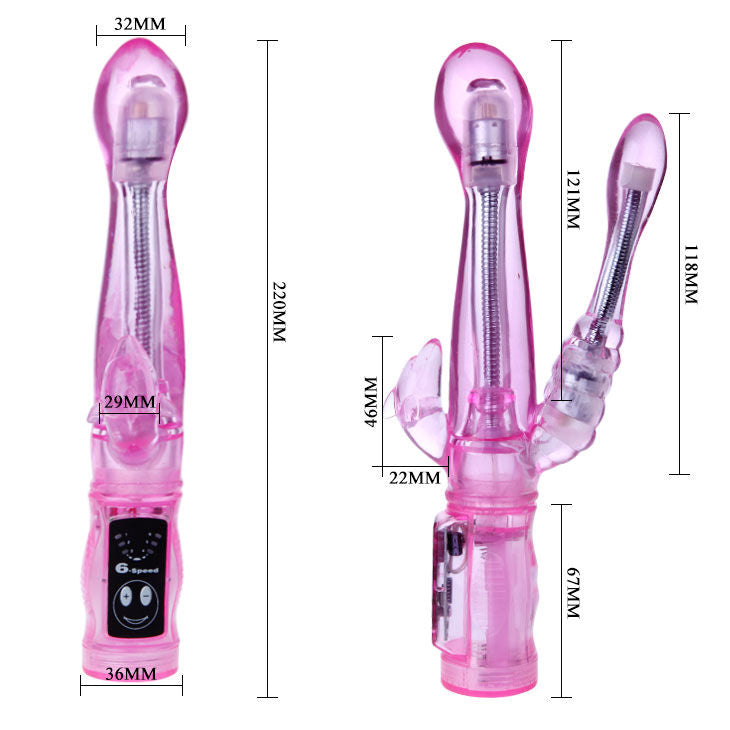 BAILE - FLEXIBLER VIBRATOR MIT ANALSTIMU