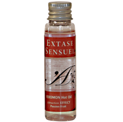 EXTASE SENSUAL - WÄRMEEFFEKT-MASSAGEÖL MIT PASSIONSFRUCHTPHEROMONEN REISE 35 ML