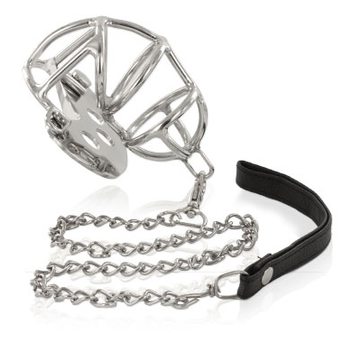 METAL HARD - METAL CHASTITY RING WITH STRAP