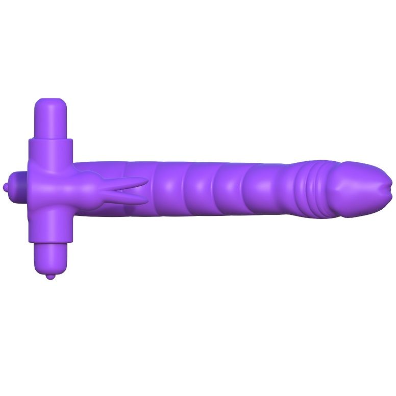 FANTASY C-RINGZ - SILIKON-DOPPELVIBRATOR RABBIT