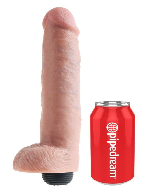 KING COCK - REALISTISCHER PENIS MIT NATÜRLICHEM EJAKULATOR, 25,40 CM