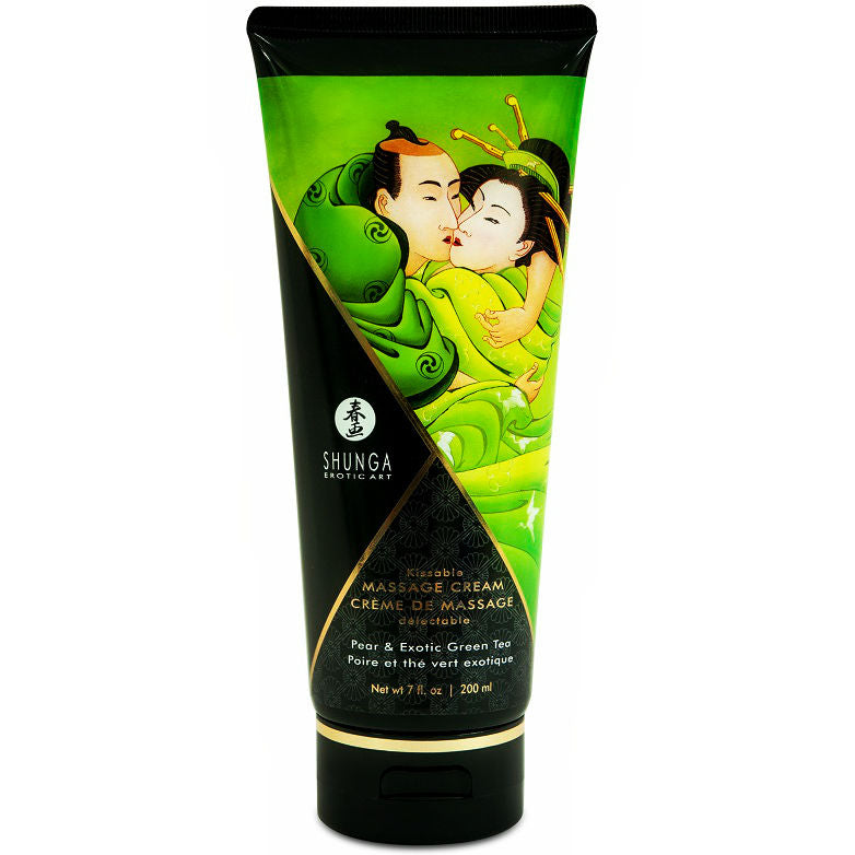 SHUNGA - MASSAGECREME MIT BIRNE UND GRÜNEM TEE 200 ML