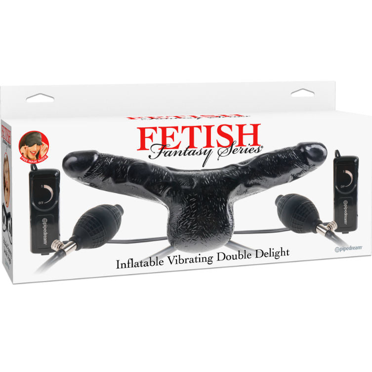 FETISH FANTASY SERIES - SERIES INFLATABLE VIBRATING DOUBLE DELIGHT