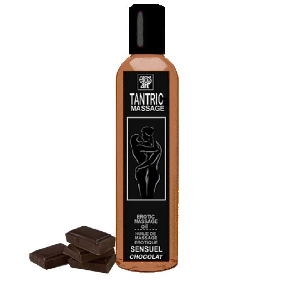 EROS-ART - OLIO PER MASSAGGIO TANTRICO NATURALE E AFRODISIACO AL CIOCCOLATO 30 ML