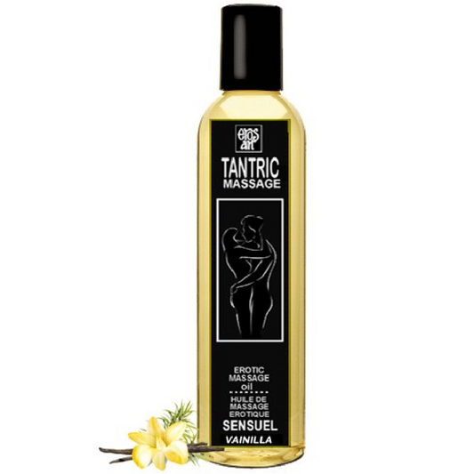 EROS-ART - NATÜRLICHES TANTRISCHES MASSAGEÖL UND APHRODISIAKUM VANILLE 200 ML