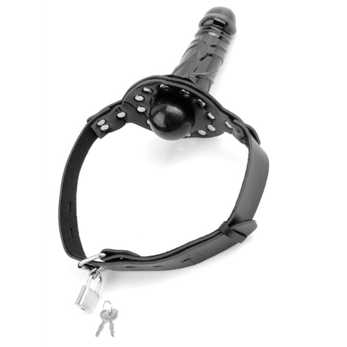 SERIE FETISH FANTASY - SERIE DELUXE BALL GAG CON DILDO