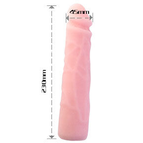 BAILE - DILDO IN SILICONE REALISTICO SKIN TOUCH 23 CM