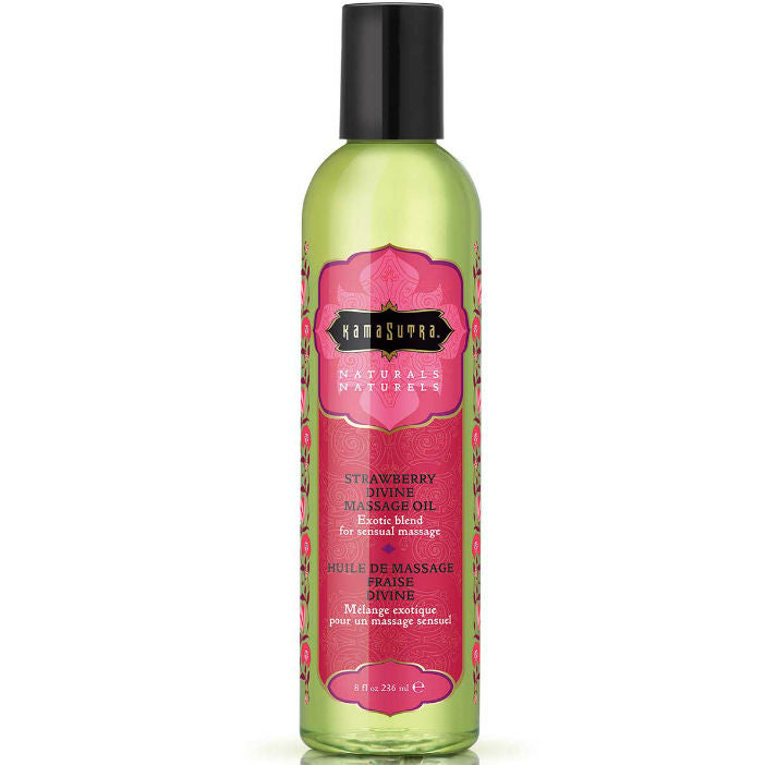 KAMASUTRA - NATURALS DIVINE OLIO PER MASSAGGIO ALLA FRAGOLA 236ML