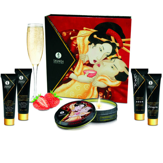 SHUNGA - SECRET GEISHA ERDBEEREN UND CAVA KIT