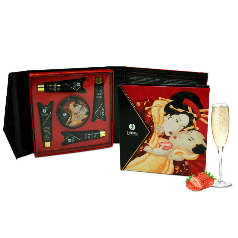 SHUNGA - KIT SEGRETE FRAGOLE E CAVA GEISHA