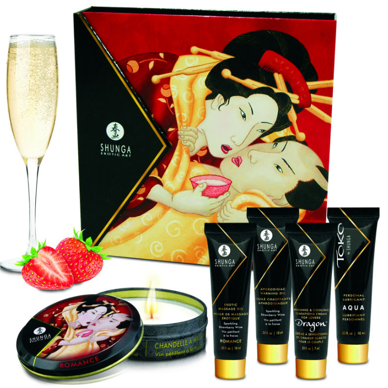 SHUNGA - KIT SEGRETE FRAGOLE E CAVA GEISHA