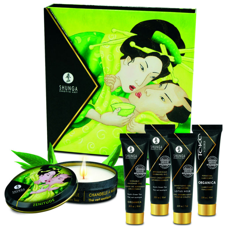 SHUNGA - SECRET GEISHA ORGANIC GREEN TEA KIT