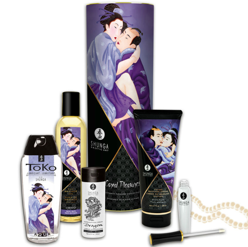 SHUNGA - CARNAL PLEASURES-KOLLEKTIONSSET