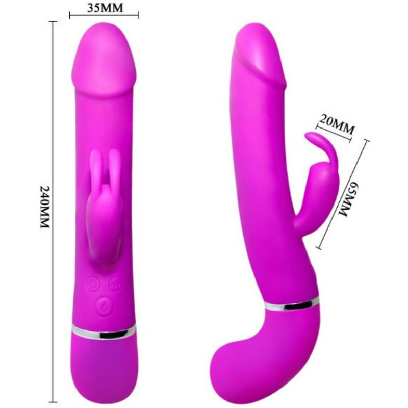 PRETTY LOVE - VIBRATORE HENRY CON 12 MODALITÀ DI VIBRAZIONE E FUNZIONE SQUIRT