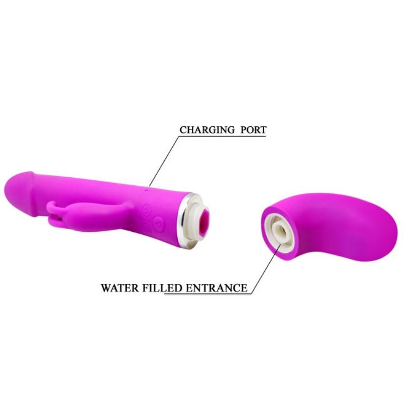 PRETTY LOVE - VIBRATORE HENRY CON 12 MODALITÀ DI VIBRAZIONE E FUNZIONE SQUIRT