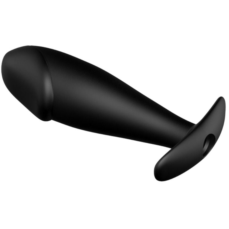 PRETTY LOVE - TAPPO ANALE IN SILICONE A FORMA DI PENE E 12 MODALITÀ DI VIBRAZIONE NERO