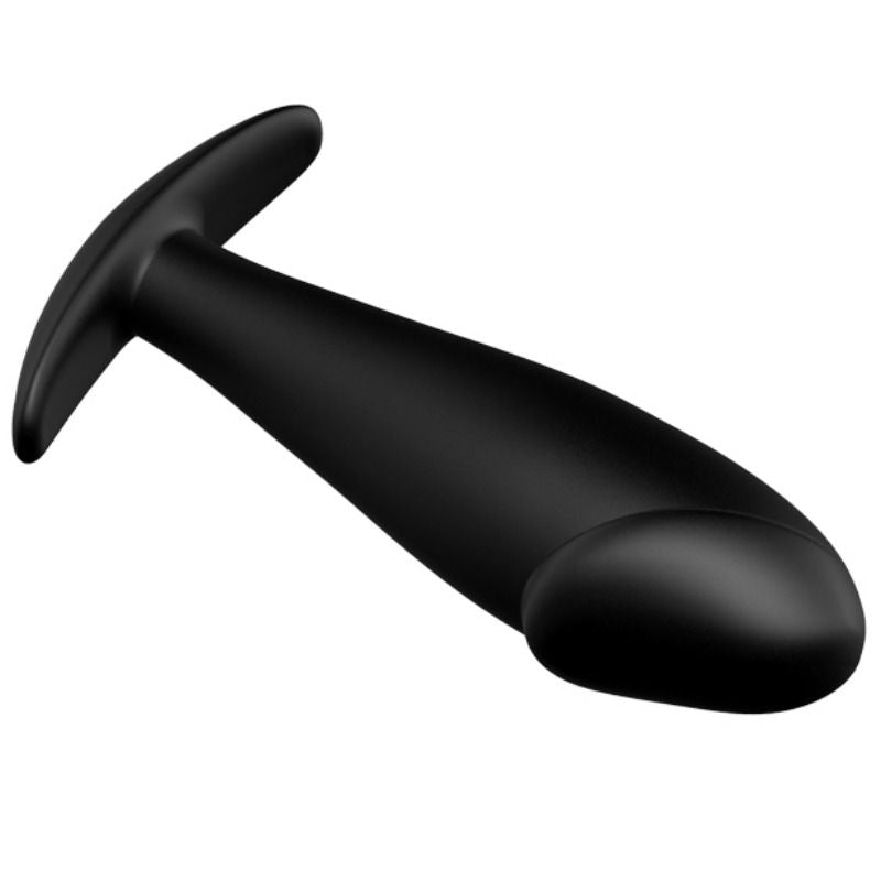 PRETTY LOVE - TAPPO ANALE IN SILICONE A FORMA DI PENE E 12 MODALITÀ DI VIBRAZIONE NERO