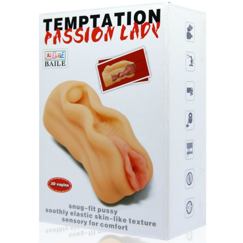 BAILE - MINI MALE MASTURBATOR VAGINA LIPS DESIGN