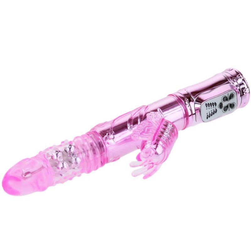 BAILE - WIEDERAUFLADBARER VIBRATOR MIT ROTATION UND POLLENDEM BUTTERF-STIMULATOR