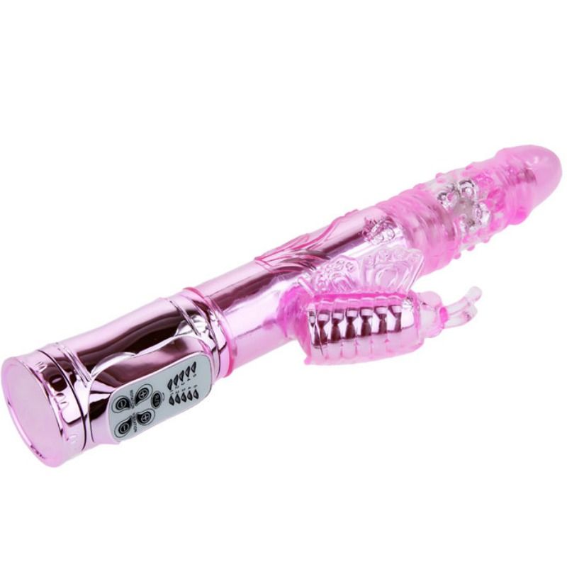 BAILE - WIEDERAUFLADBARER VIBRATOR MIT ROTATION UND POLLENDEM BUTTERF-STIMULATOR