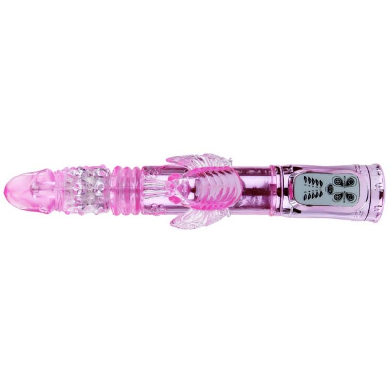 BAILE - WIEDERAUFLADBARER VIBRATOR MIT ROTATION UND POLLENDEM BUTTERF-STIMULATOR