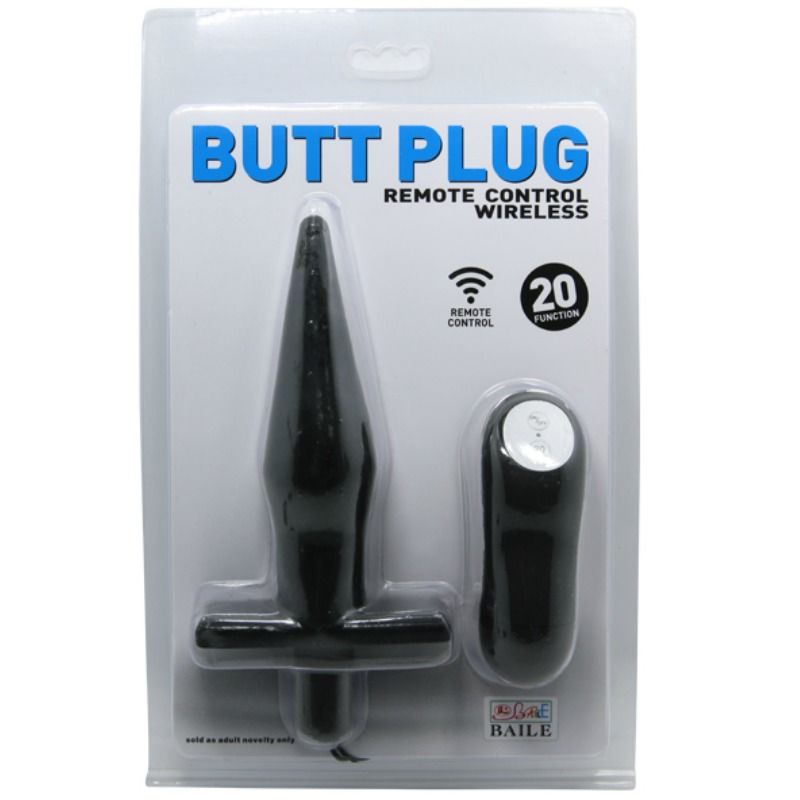 BAILE - DANCE BUTT ANAL PLUG MIT VIBRATION SCHWARZ