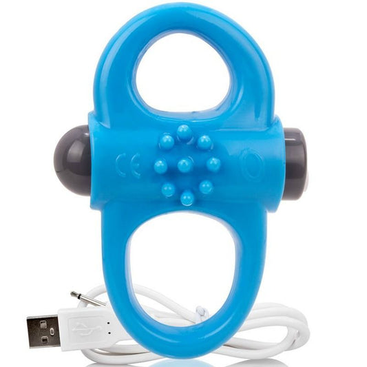 SCREAMING O - WIEDERAUFLADBARER VIBRATIONSRING YOGA BLAU