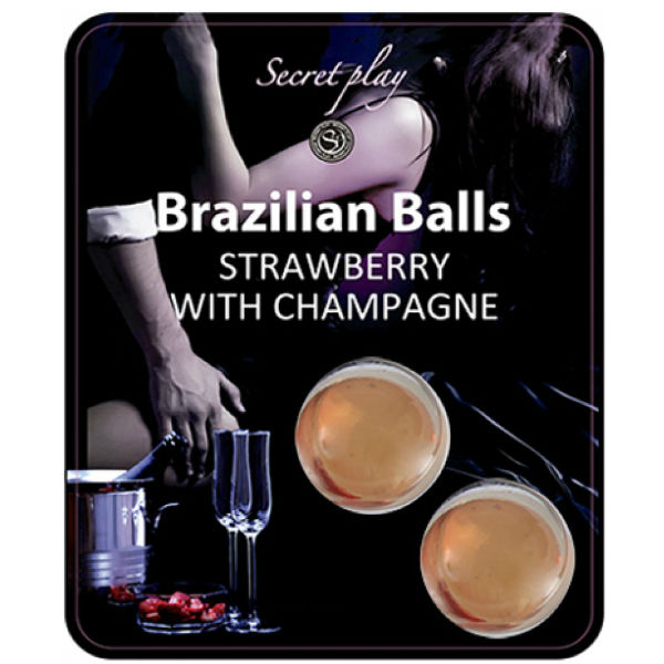 SECRETPLAY - SET PALLINE BRASILIANE FRAGOLE E CHAMPAGNE