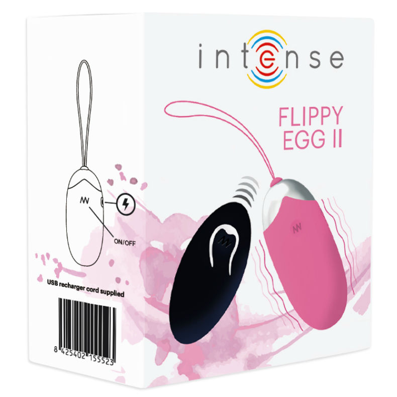 INTENSE - FLIPPY II VIBRIERENDES EI MIT FERNBEDIENUNG ROSA