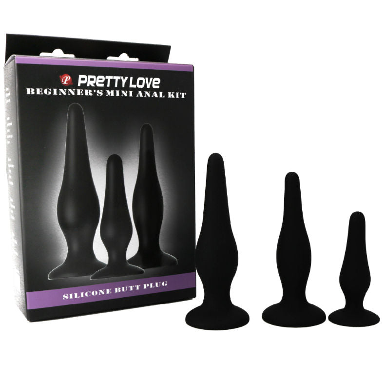 PRETTY LOVE - ANAL PLUGS SILIKON-EINFÜHRUNGSKIT