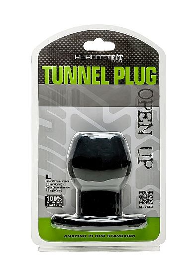 PERFECT FIT BRAND - TAPPO TUNNEL ASS SILICONE NERO L