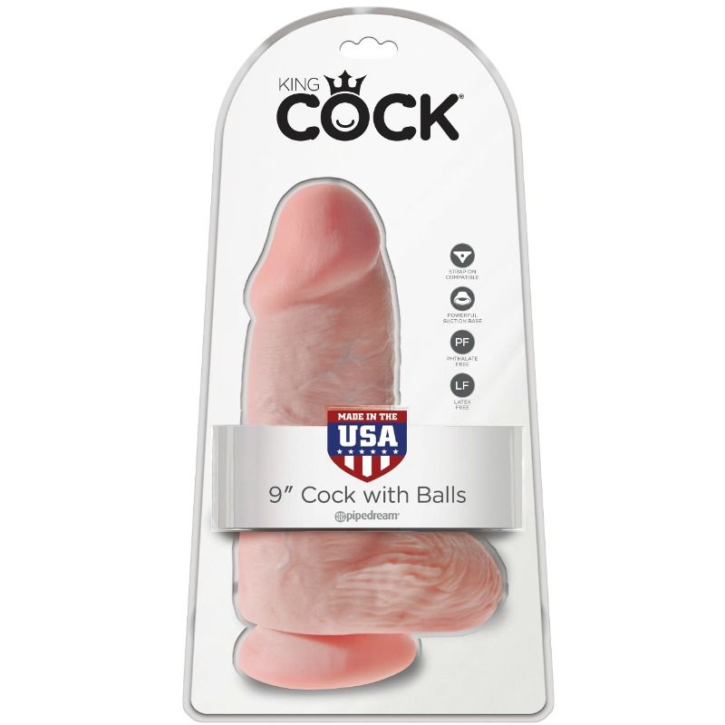 KING COCK - REALISTISCHER PENIS, 23 CM