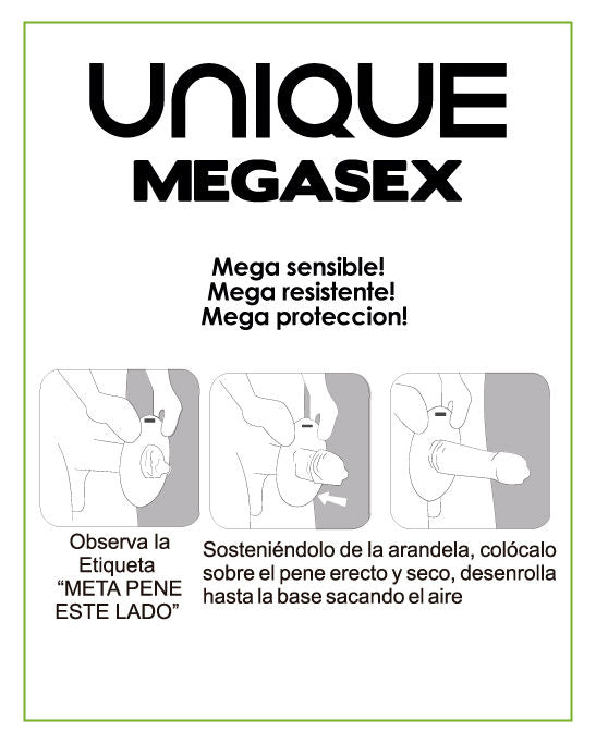 UNIQ - MEGASEX LATEXFREIE SENSITIVE-KONDOME 3 EINHEITEN