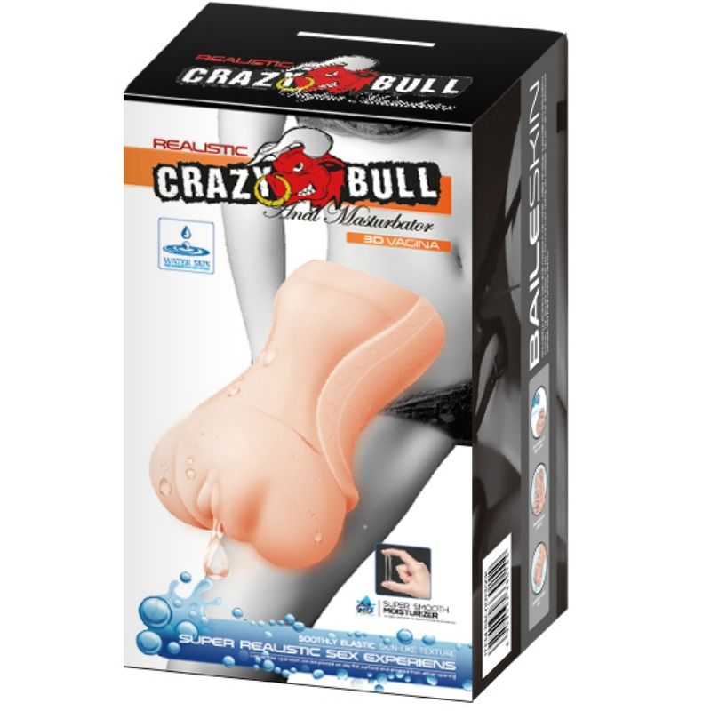 CRAZY BULL - MASTURBADOR PER VAGINA CON PELLE D'ACQUA