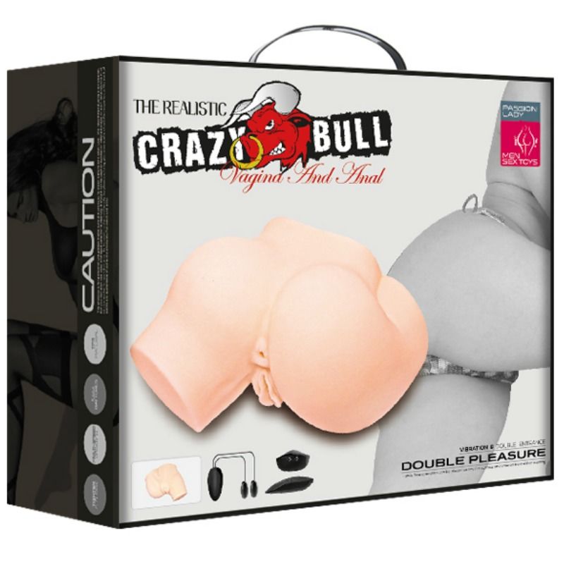 CRAZY BULL - BUTT MIT REALISTISCHER VAGINA UND ANUS UND VIBRATION