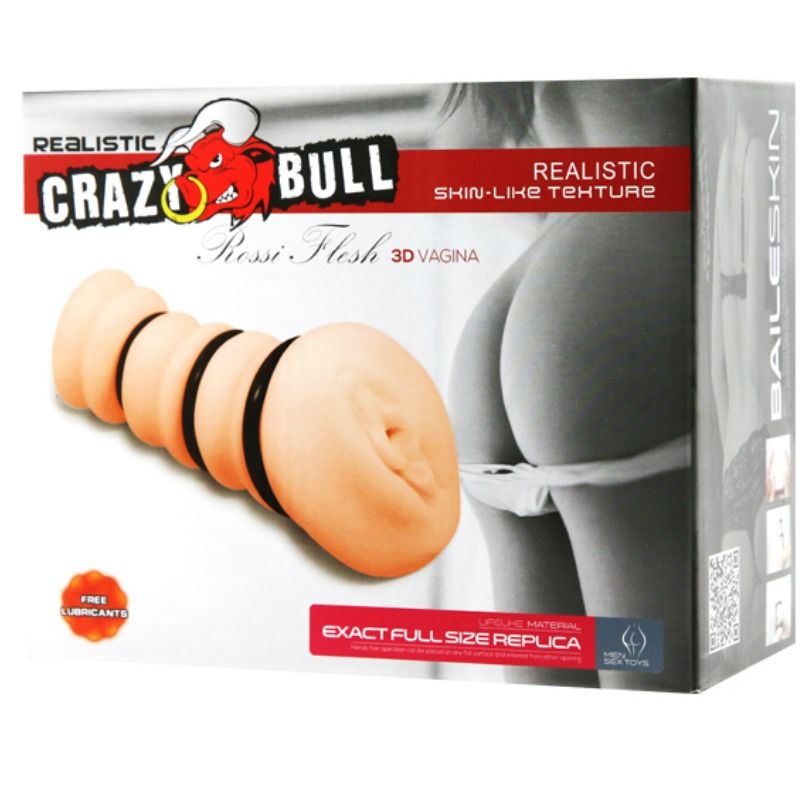 CRAZY BULL - MASTURBADOR WITH RINGS VAGINA MODEL 2