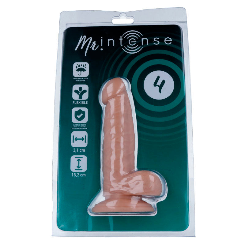 MR INTENSE - 4 REALISTISCHE SCHWÄNZE 16,2 CM -O- 3,1 CM