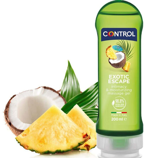 CONTROL - 2 EN 1 MASSAGGIO &amp; PIACERE ESOTICO 200 ML